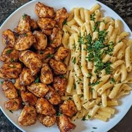 Plat Chicken Sauce Blanche