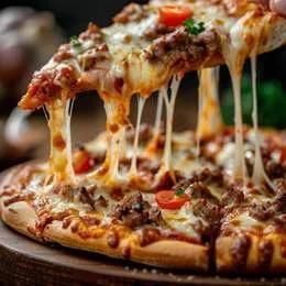 Pizza Viande Hachée * Médium *