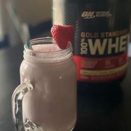 Cocktail Fraise Protéiné