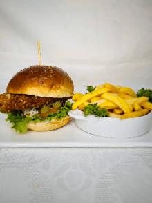 Paned Chicken Burger