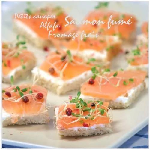 Canapé De Saumon Fumé