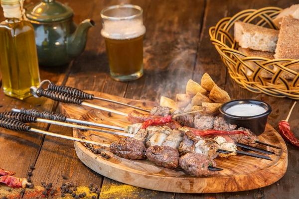 Plat Brochette De Bœuf