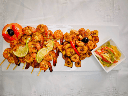 Brochettes de Crevette Grillée