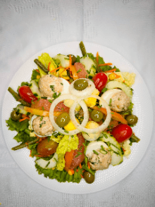 Salades d'Oeufs Farci au Thon