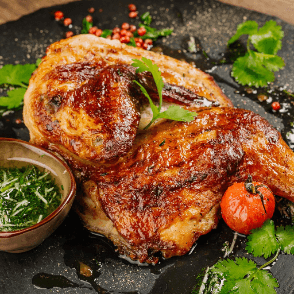 Plat 1/2 Poulet Grille