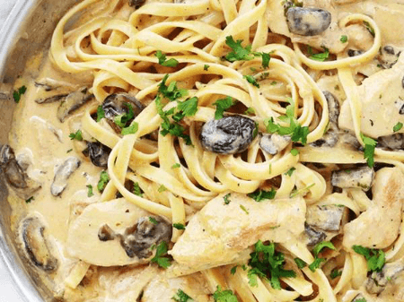 Pasta Poulet aux Champignon
