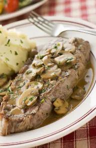 Plat Filet de Bœuf Grillée  aux Champignon