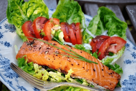 Salade Saumon Fumé