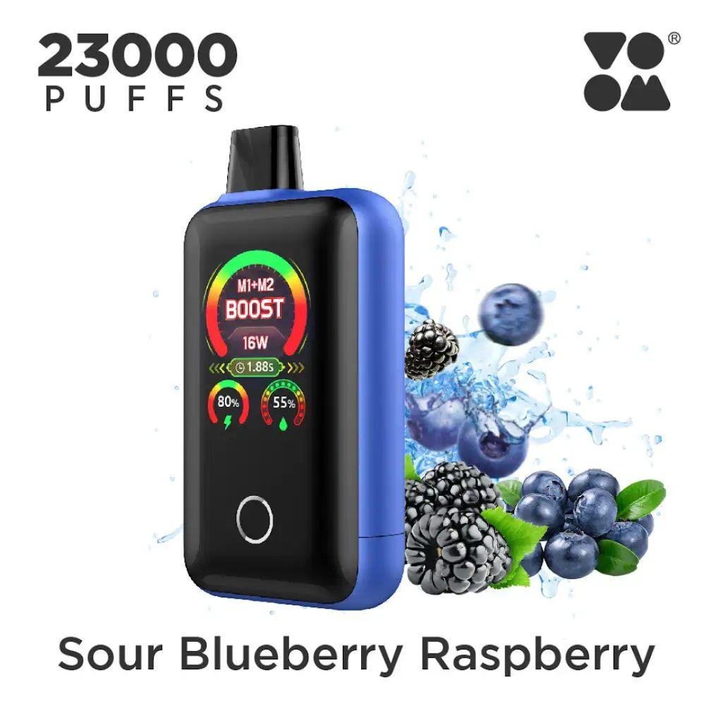 Voom Burst Ultra 23k 5% - Sour Blueberry Raspberry