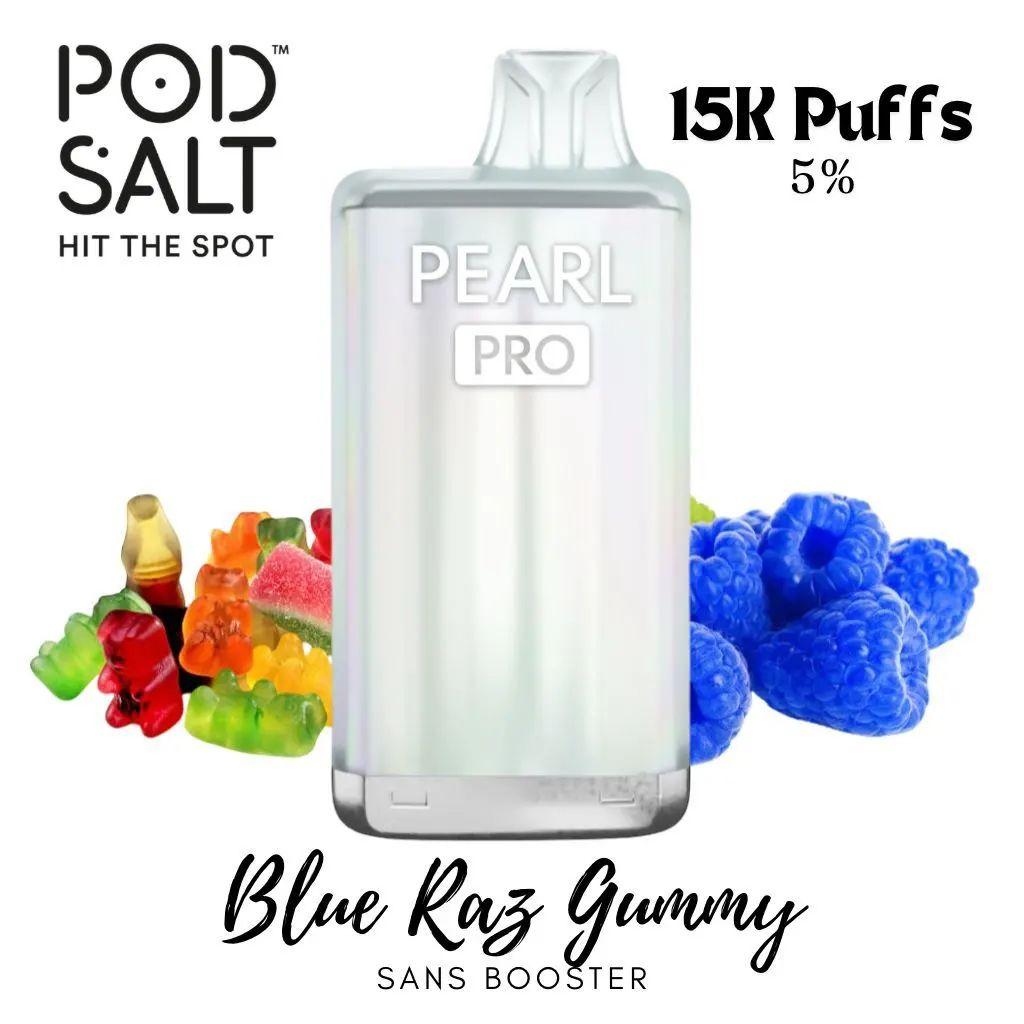 Podsalt Pearl Pro 15k - Blue Razz Gummy