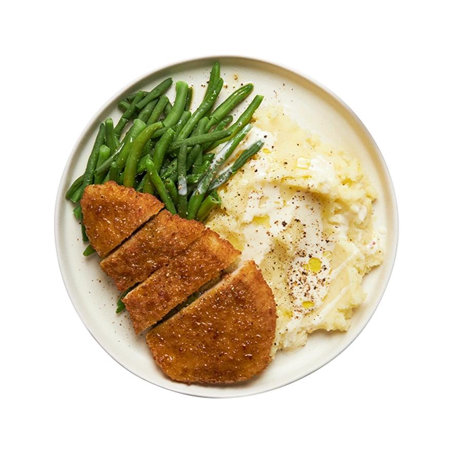 Plat Poulet Pané