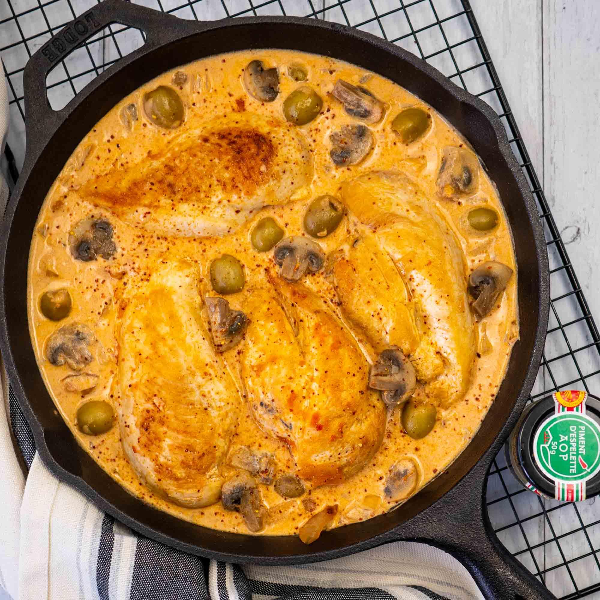 Poulet À La Crème