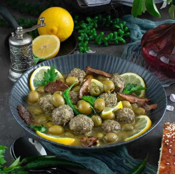 Tadjin Zitoun avec Viande