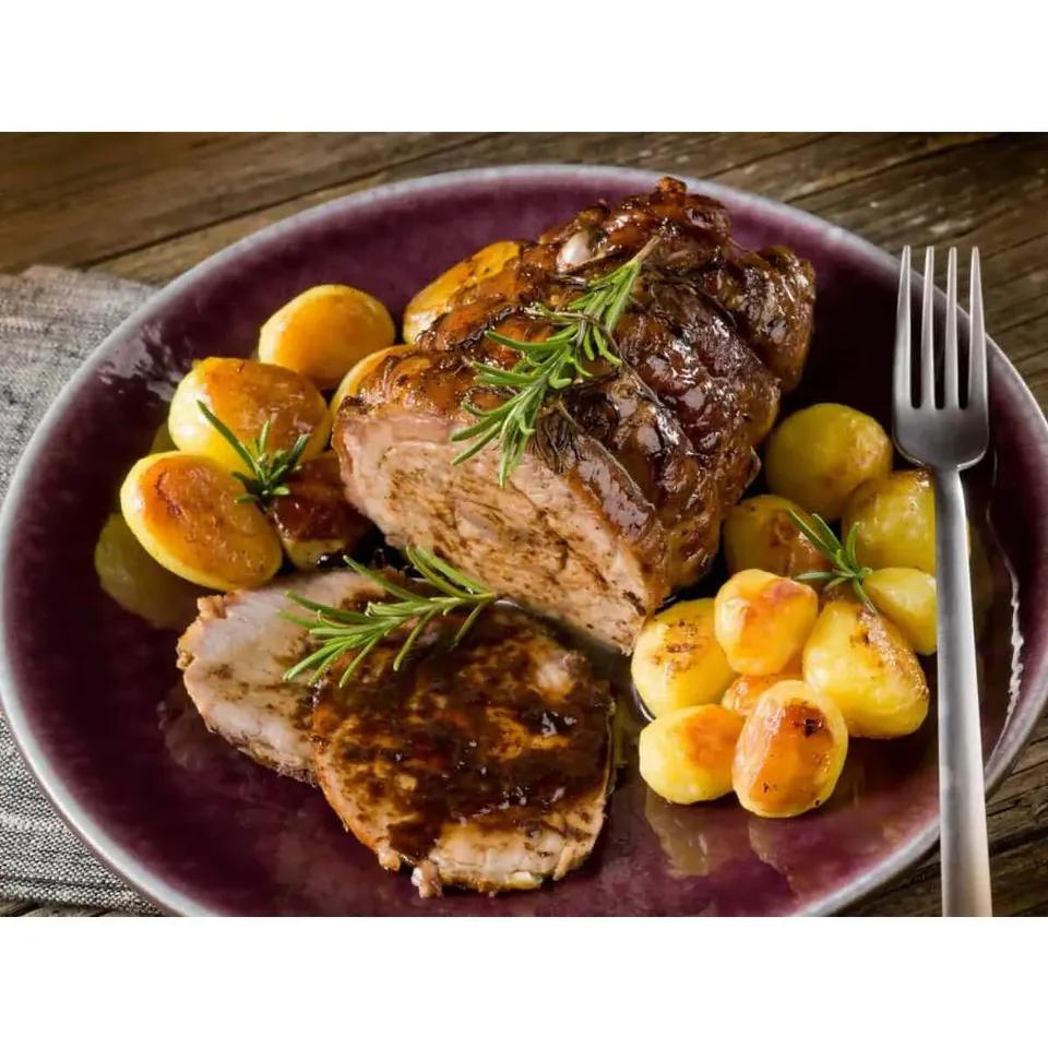 Rôti de veau aux pommes de terre