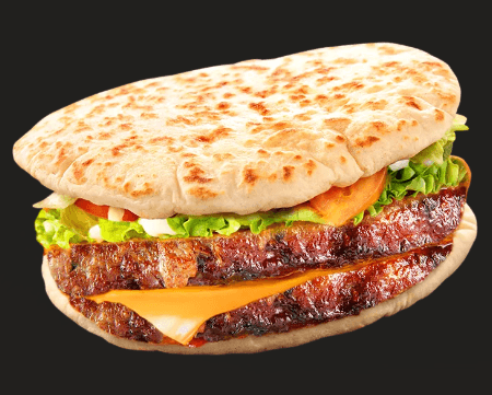Cheese Naan Burger