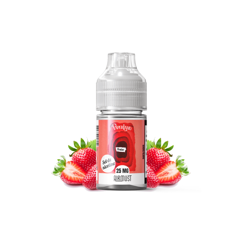 Fraise 50mg 30ml Paperland Salt by Airmust