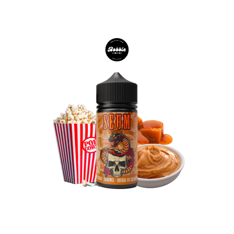 Pop Corn, Caramel, Beurre De Cacahuète 100ml Seum 0mg