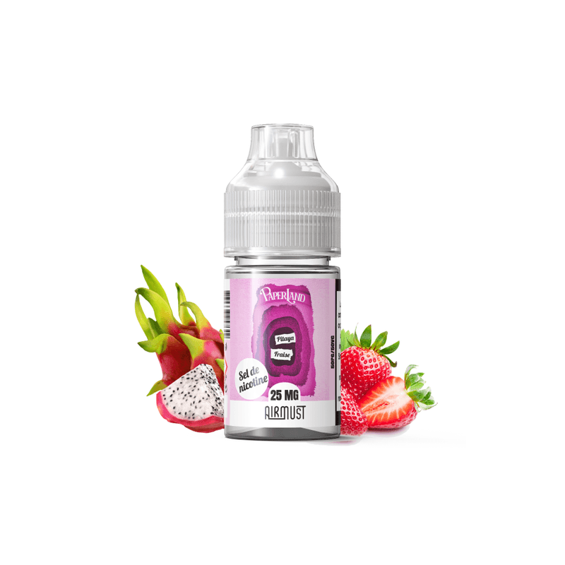 Pitaya Fraise 50mg 30ml Paperland Salt by Airmust