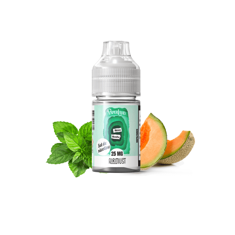 Melon Menthe 50mg 30ml Paperland Salt by Airmust