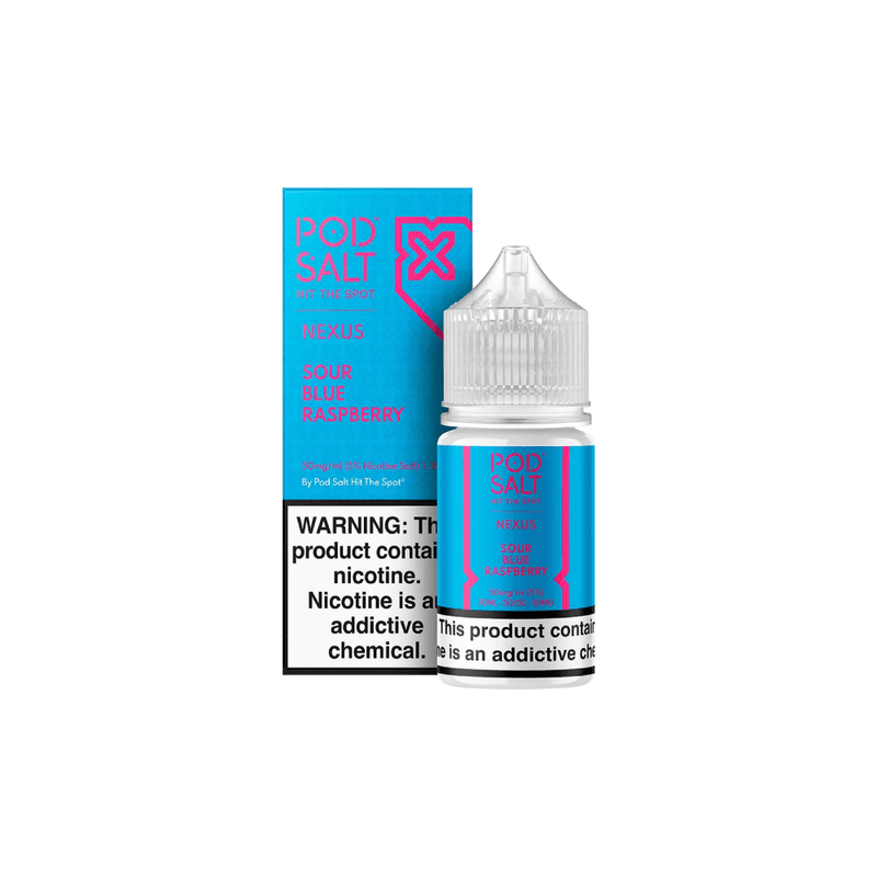 Sour Blue Raspberry 50mg 30ml Nexus by Pod Salt