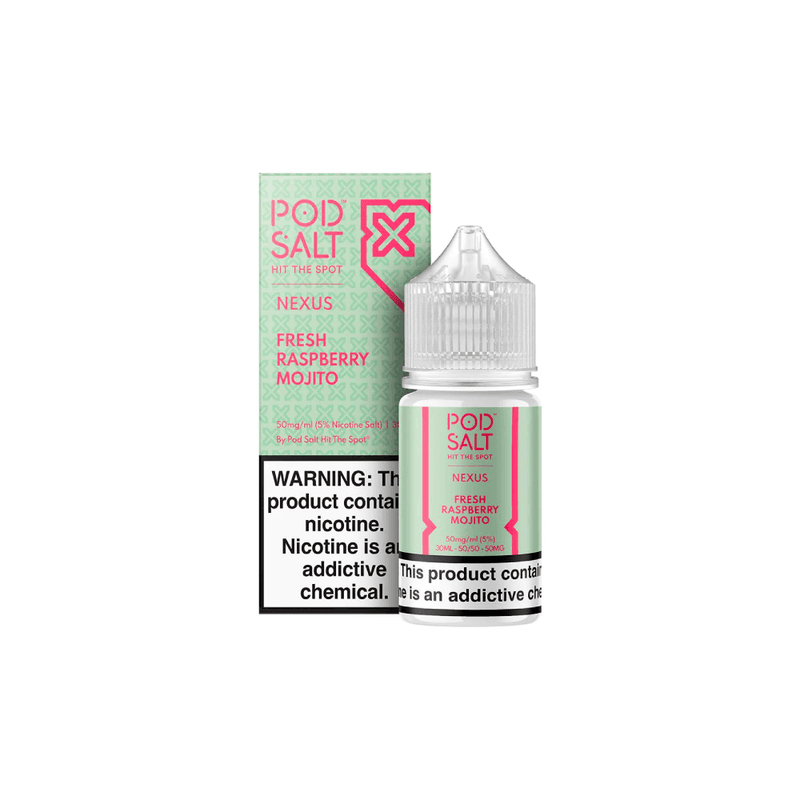 Fresh Raspberry Mojito 50mg 30ml Nexus by Pod Salt