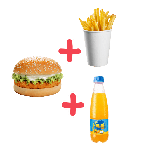 Mini Burger + Frites + Boisson
