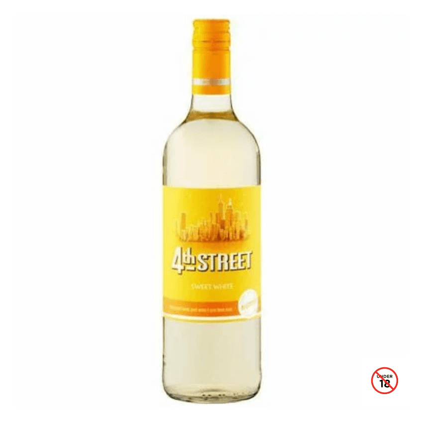 4th Street Natural Sweet White Wine Bottle 750ml