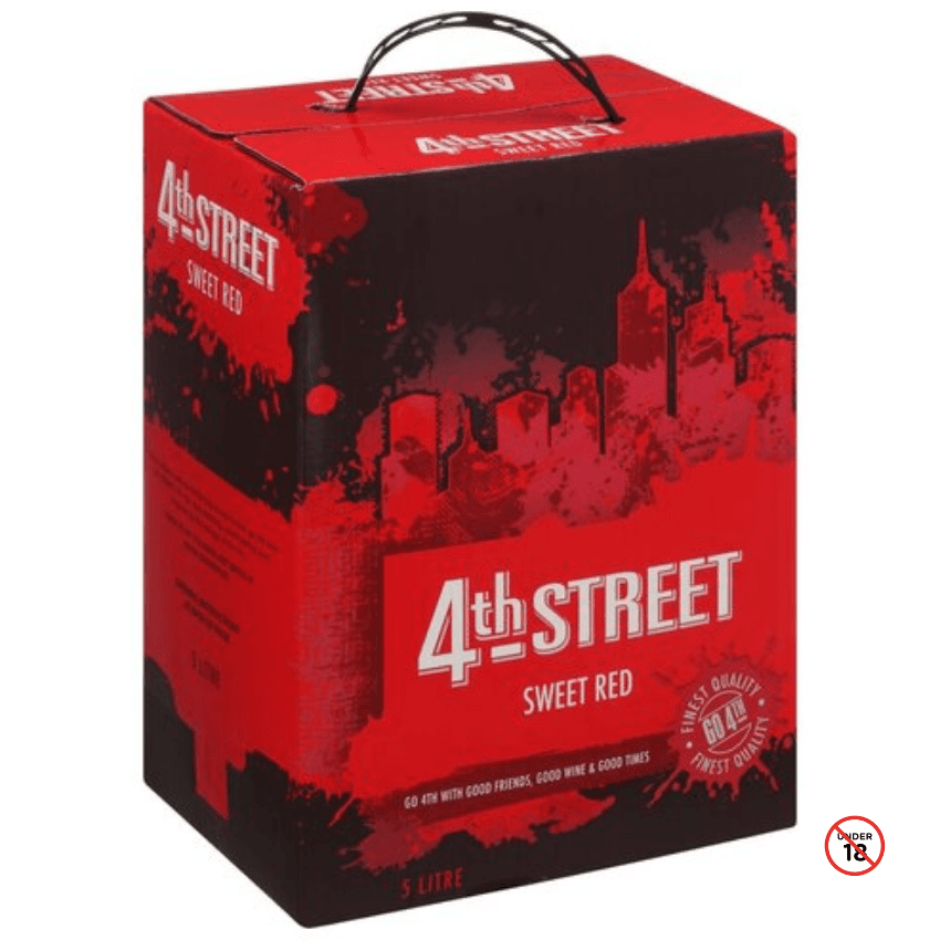 4Th Street Natural Sweet Red Wine Bottle 5L