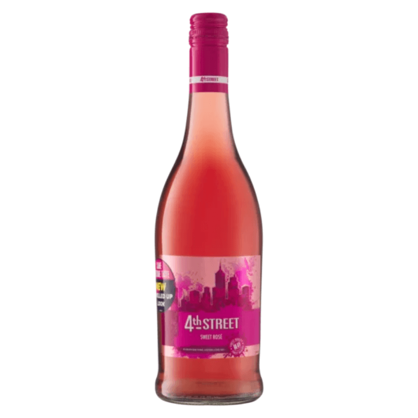 4Th Street Natural Sweet Rose Red Wine Bottle 750ml