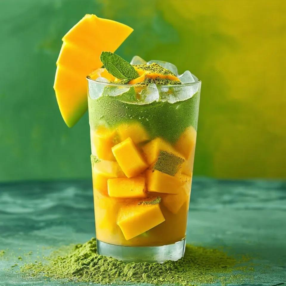 Iced Matcha Mango