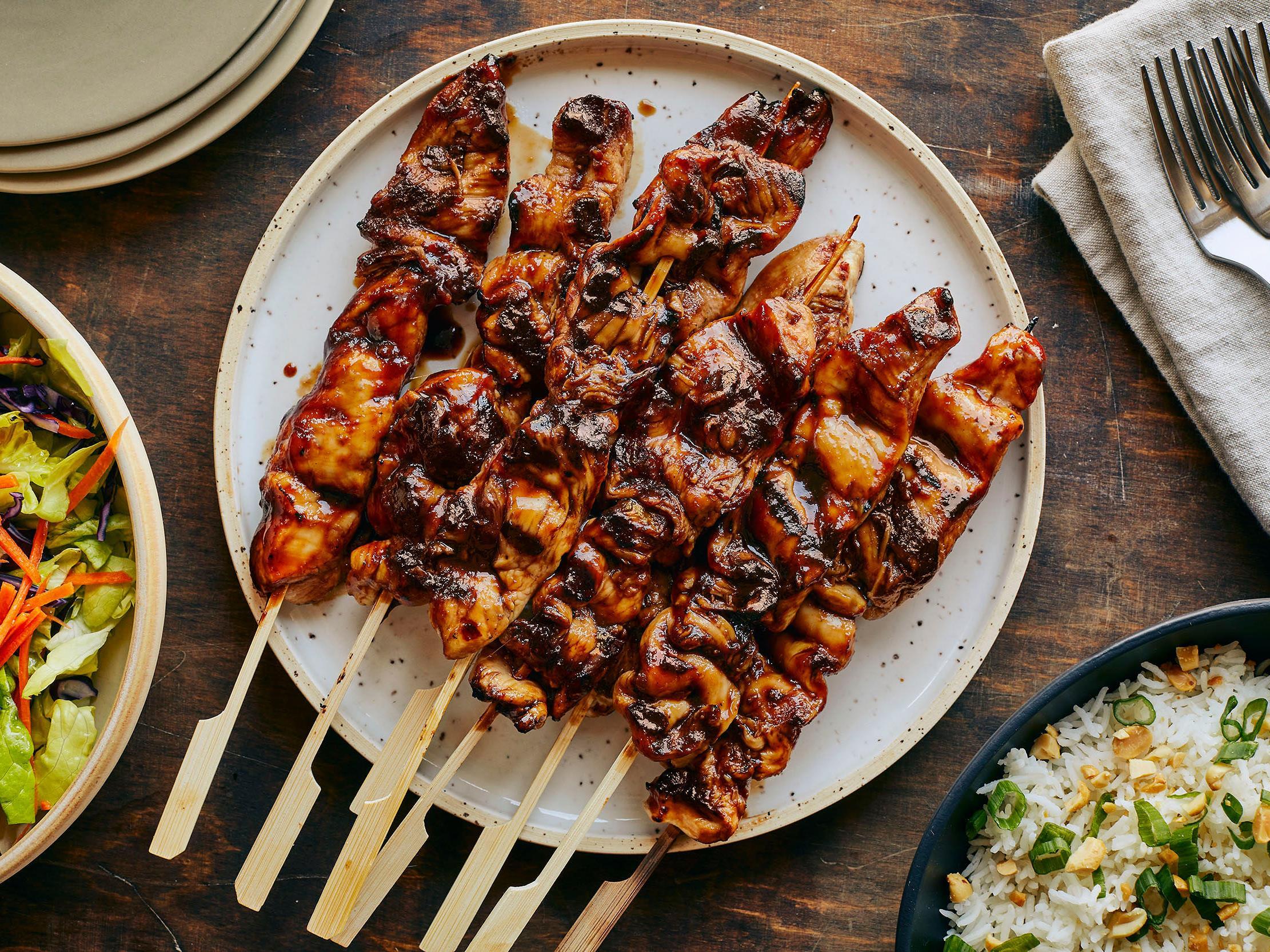 Plat Brochette De Poulet