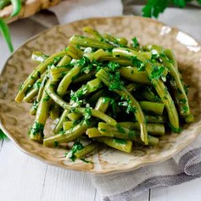 Haricots Verts Sautés a l'Ail