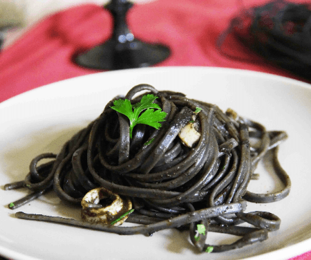 Spaghettis à l'Encre de Seiche
