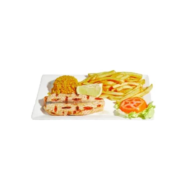Pavé de saumon grillé