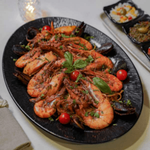 Spaghetti Fruits De Mer Royale 2pers