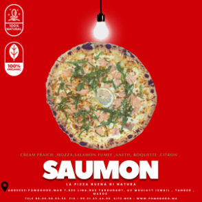Pizza Saumon