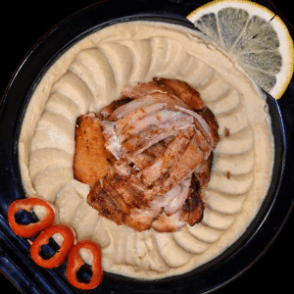 Houmous au Chawarma poulet