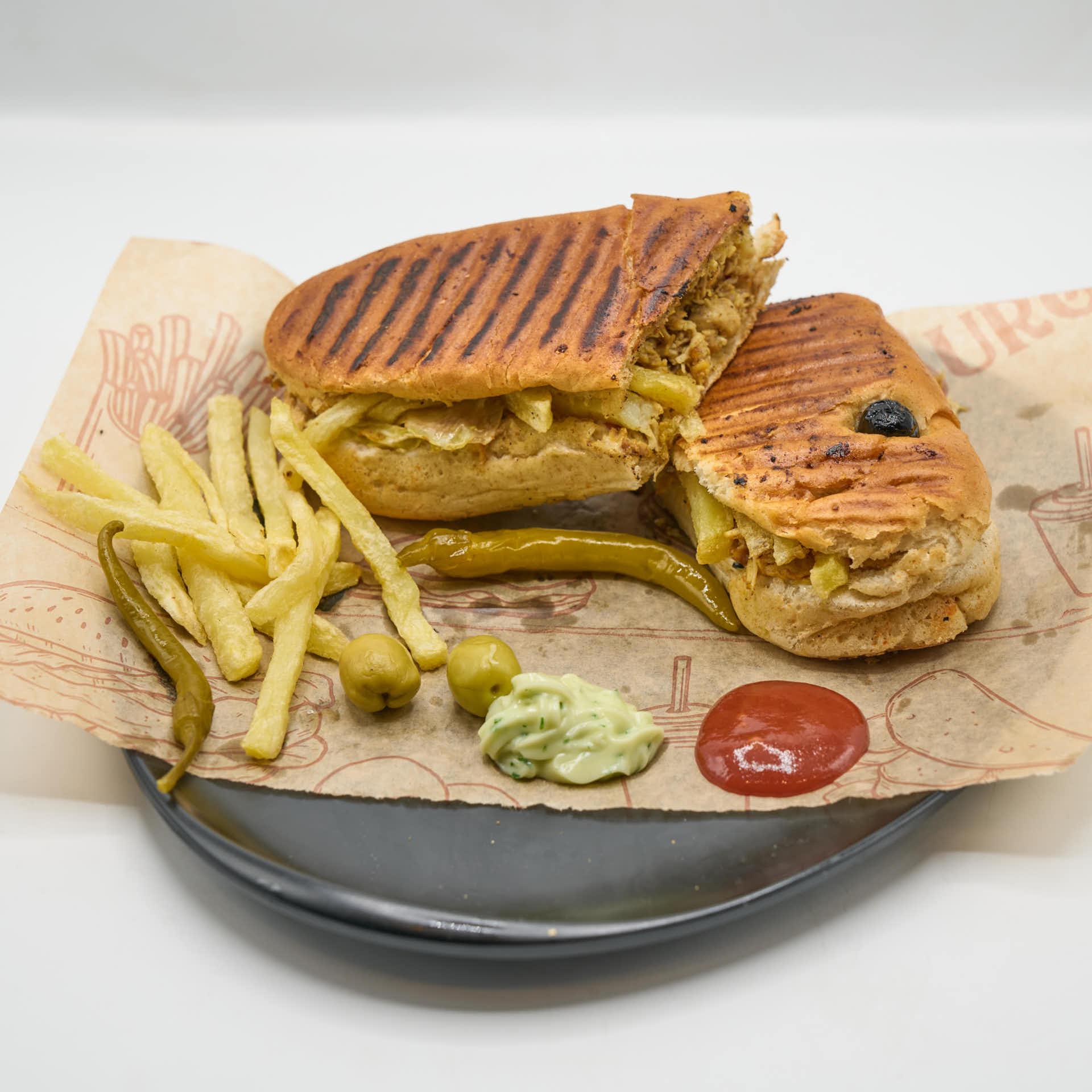 Sandwich Poulet Mariné Moutarde