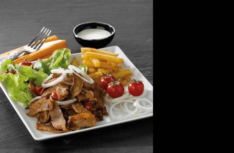 طبق شاورما