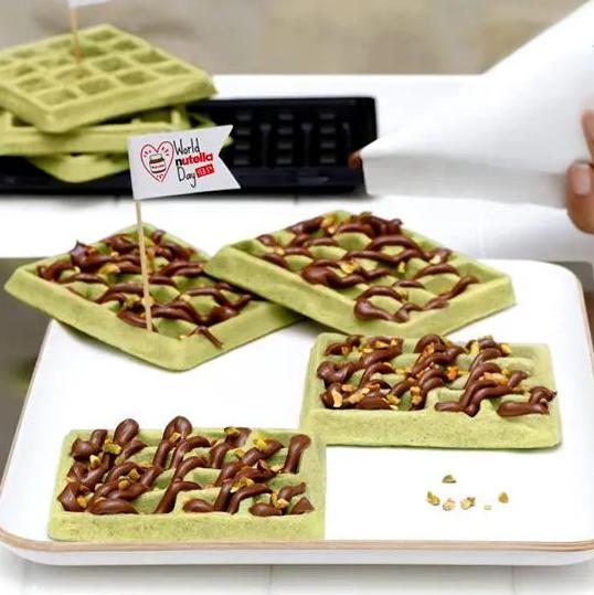 Gaufre Nutella Crème Pistache
