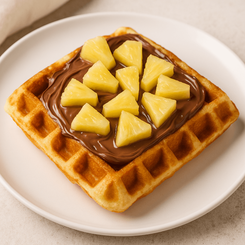 Gaufre Nutella Ananas