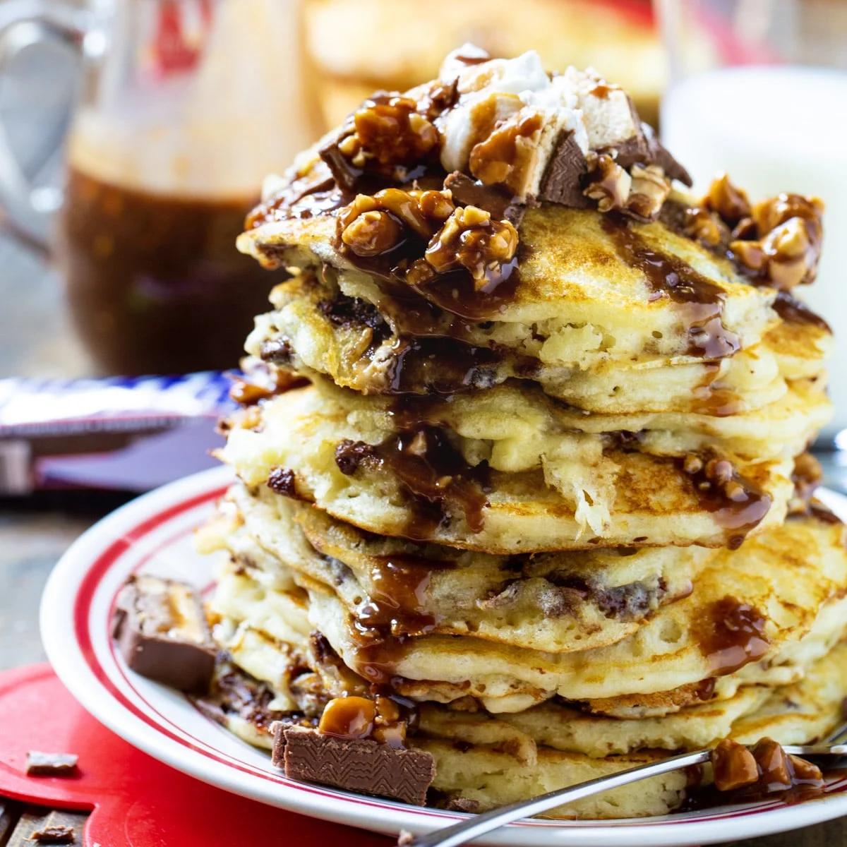 Pancake Snickers Nutella