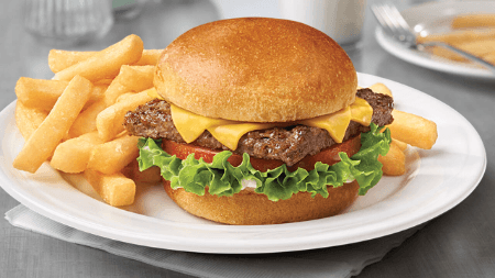 Cheese Burger + Frites