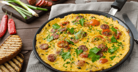 Omelette Saucisse