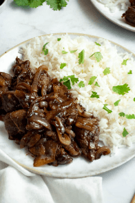 Plat Riz avec Steak