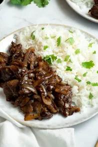 Plat Riz avec Steak