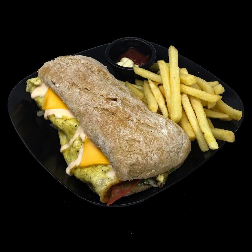 SANDWICH FRITTATA AL FROMAGIO