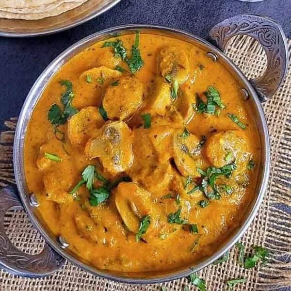 Muchroom Masala ( without rice/naan)