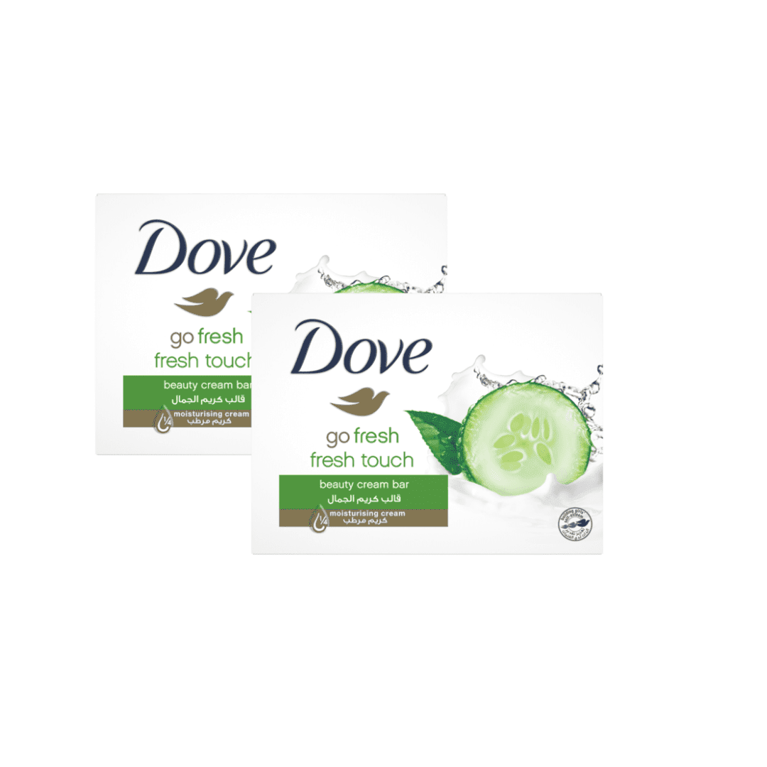Dove Soap Bar Cream Fresh Touch 90g x 2 units