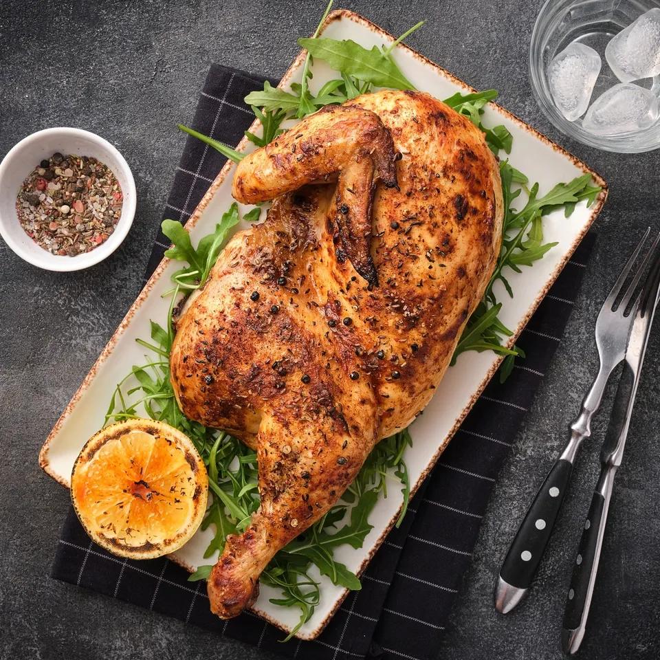 Demi-Poulet Rôti Garni